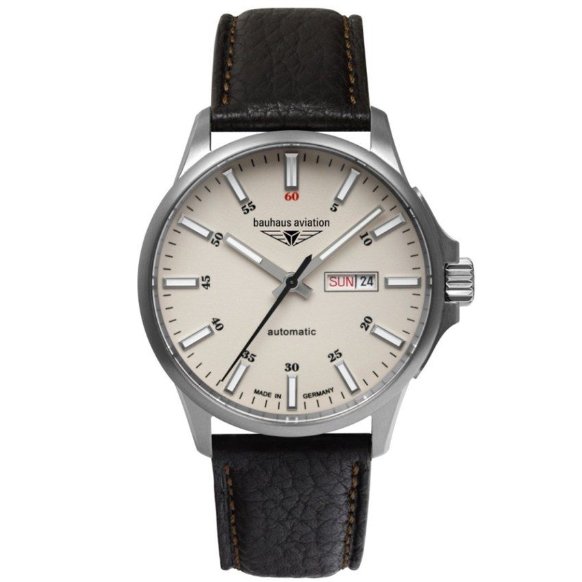 Bauhaus 28665 Bauhaus Aviation Titanium Automatik Herrenuhr