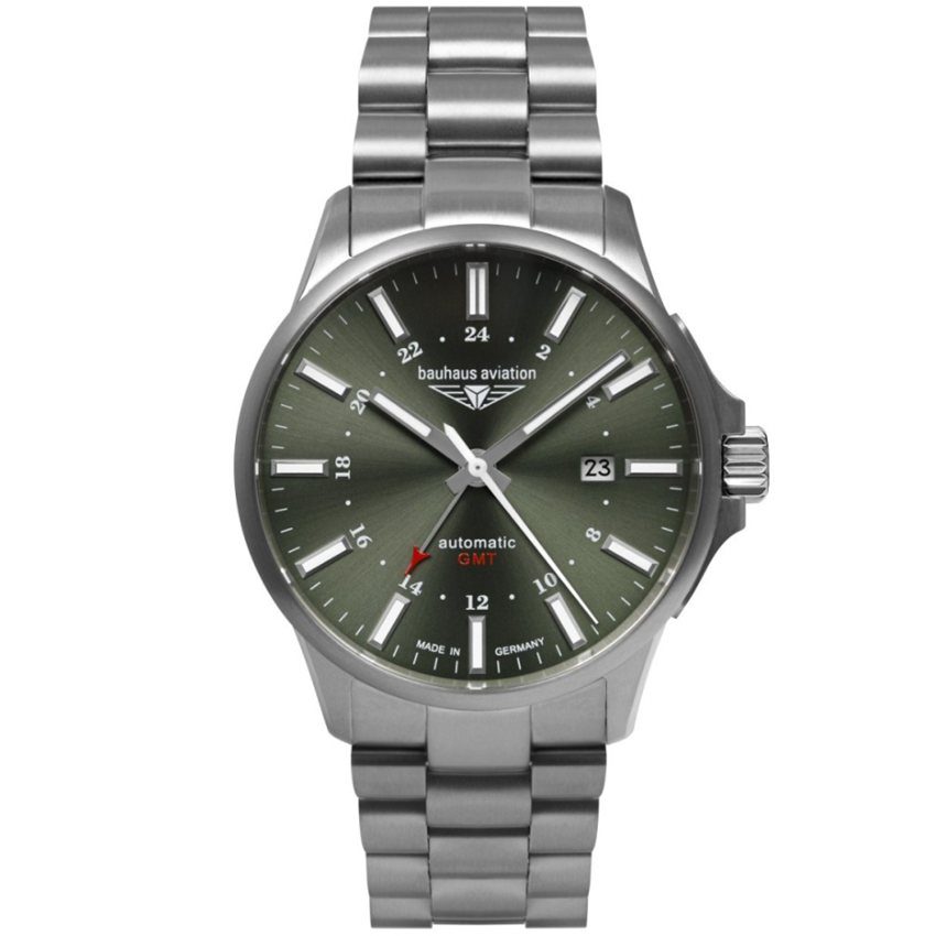 Bauhaus 2868M4 Bauhaus Aviation Titanium Herrenuhr