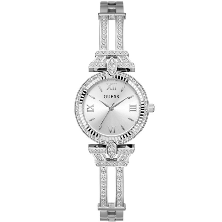 Guess - Analoguhr, Delphine, 28mm, Silber