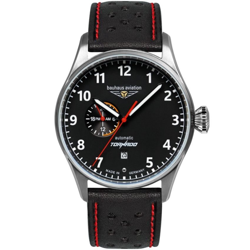 Bauhaus 27642 Bauhaus Aviation Tornado Automatik Herrenuhr