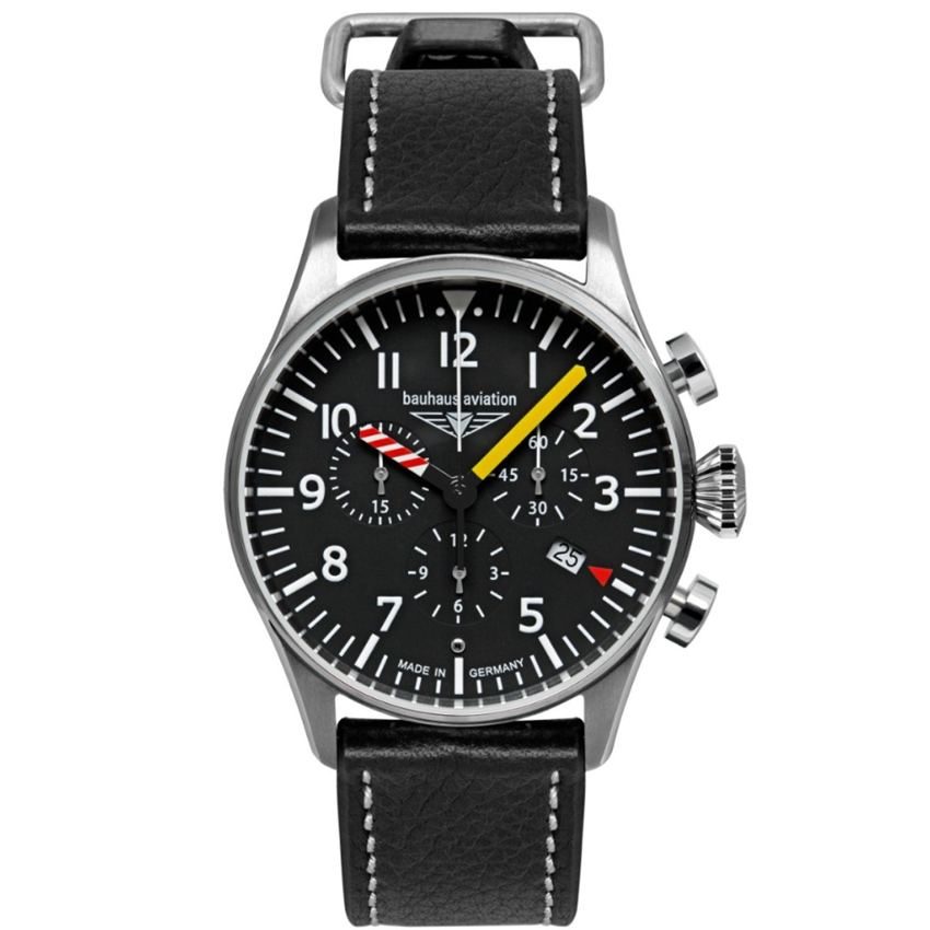 Bauhaus 27885 Bauhaus Aviation Flight Control Chrono Herrenuhr