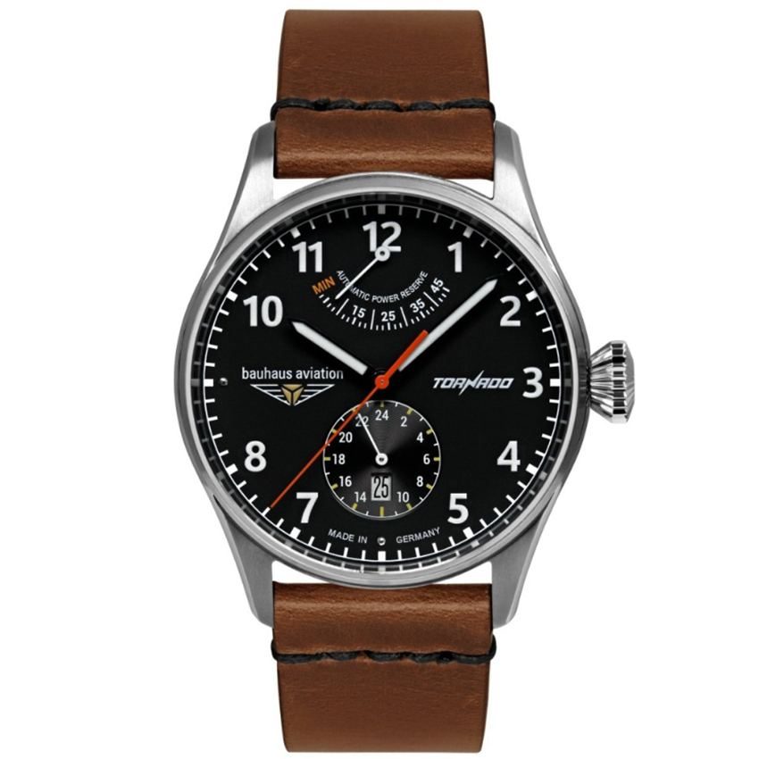 Bauhaus 27902 Bauhaus Aviation Tornado Automatik Herrenuhr
