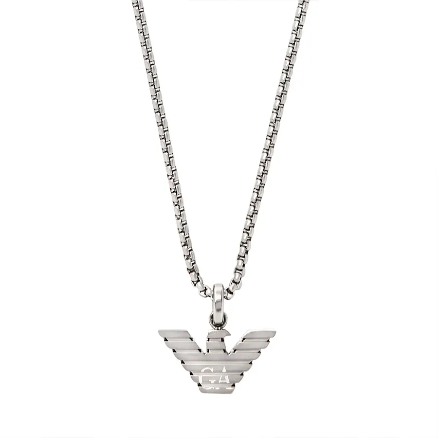 Emporio Armani EGS3169040 Eagle Logo Herren Halskette