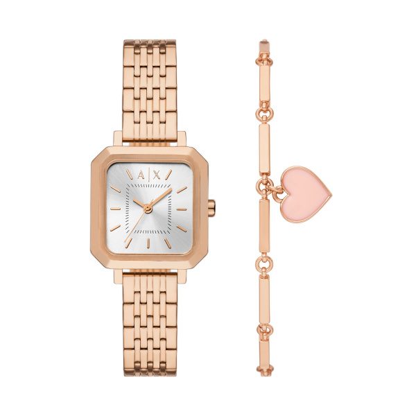 Armani Exchange AX7164SET Leila Damen Uhr & Armband