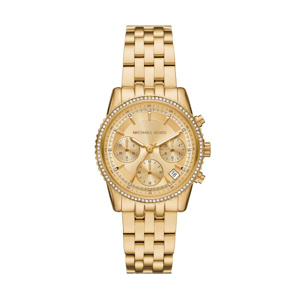 Michael Kors - Chronograph Uhr, Bryant, 35mm, Gold