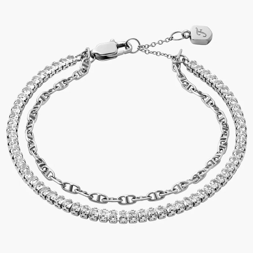 Fossil - Armband, Heritage, 16+3CM, Silberfarben