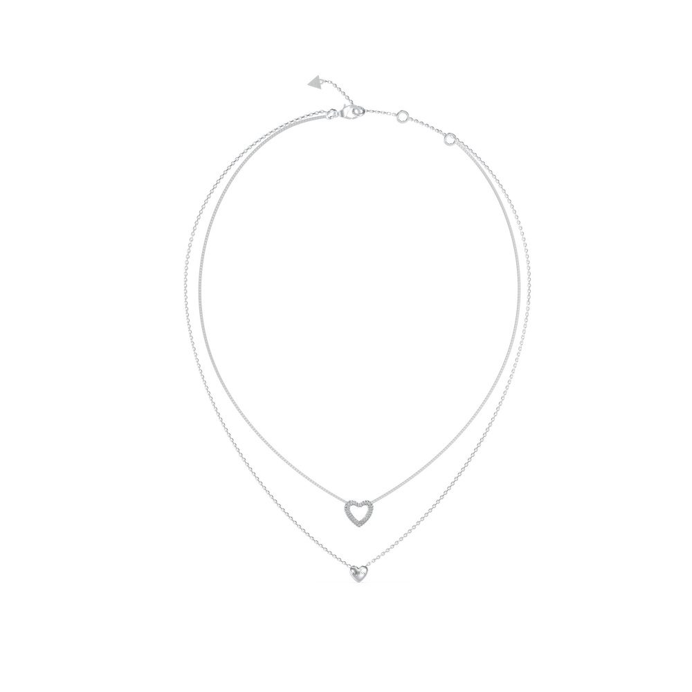 Guess - Halskette, Beloved, 45.5CM, Silber