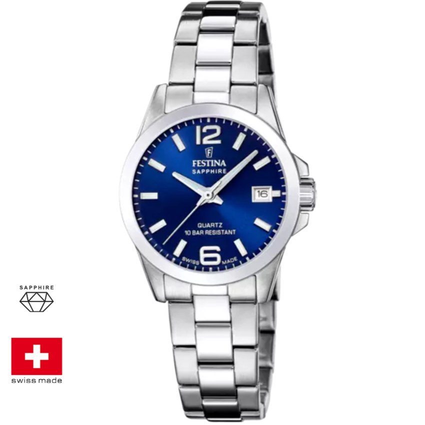 Festina F20049/5 Swiss Made Classic Damenuhr
