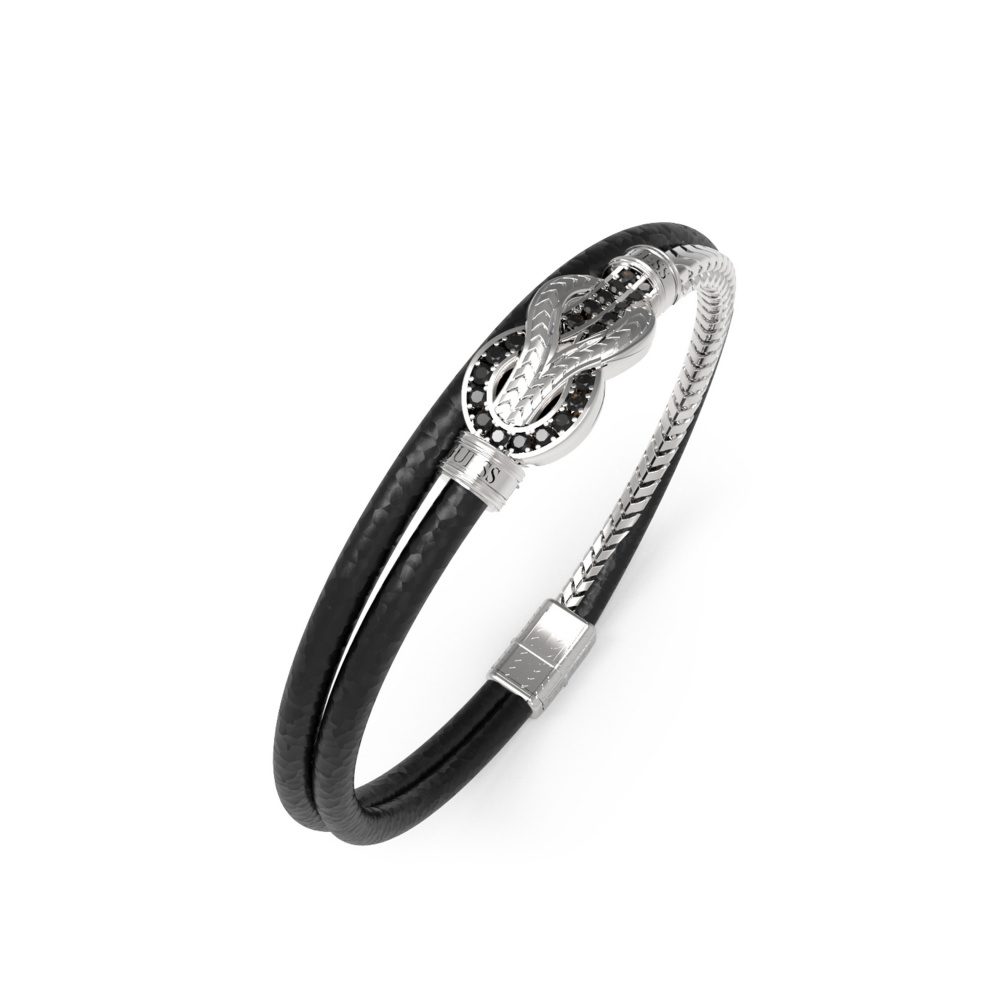 Guess - Ring, Sailor Knot, 20.5CM, Black