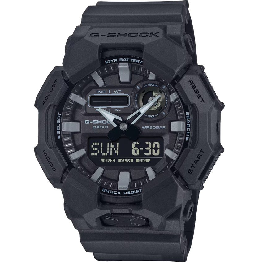 CASIO - Analoguhr, G-SHOCK Classic, 55mm, Black