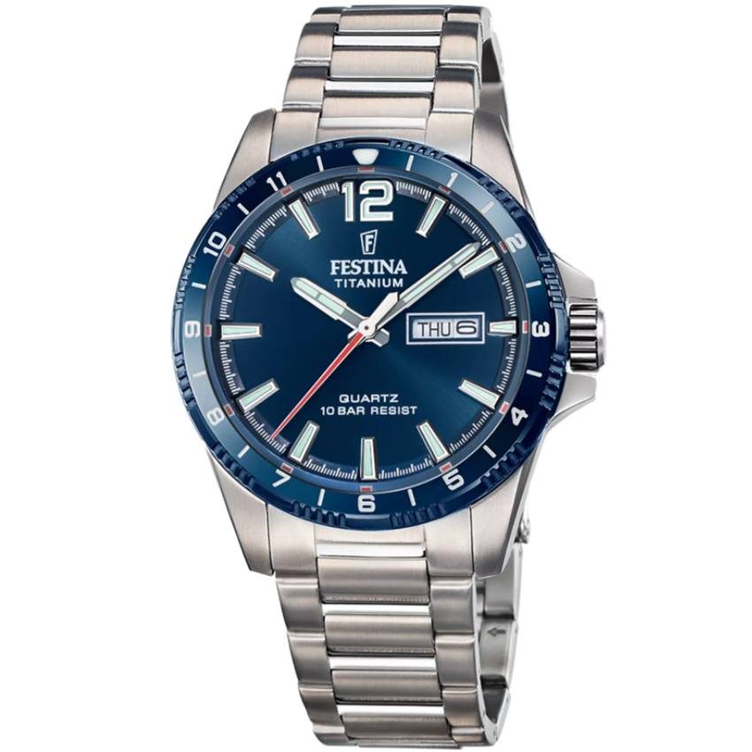 Festina F20698/2 Calendario Titanium Herrenuhr