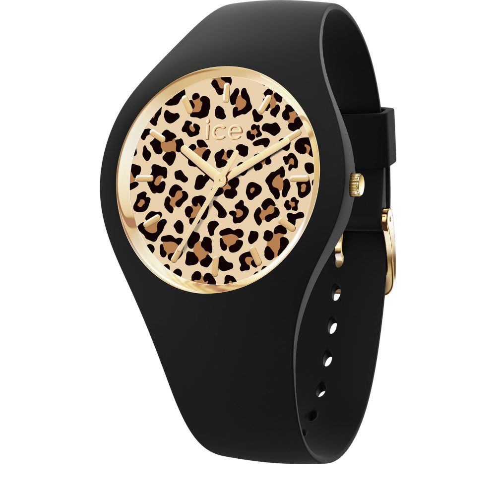 Ice Watch - Analoguhr, ICE leopard, 37mm, Black