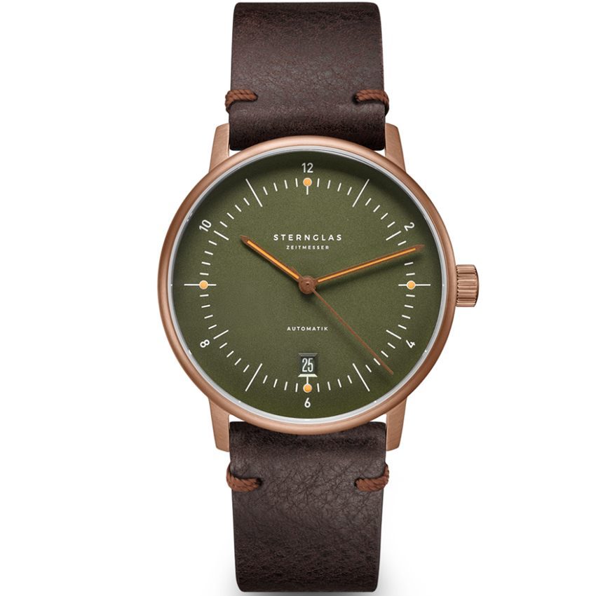 Sternglas - Automatikuhr, Naos Automatik, 38mm, Braun