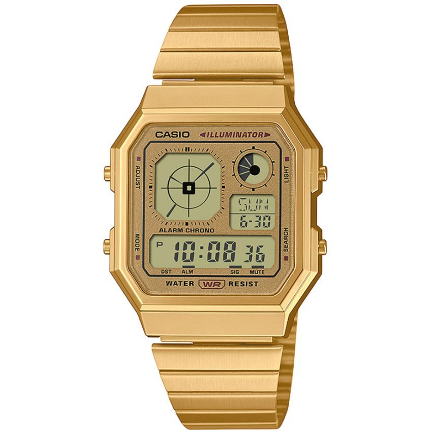CASIO - Digitaluhr,  Vintage Collection, 40.5MM, Gold