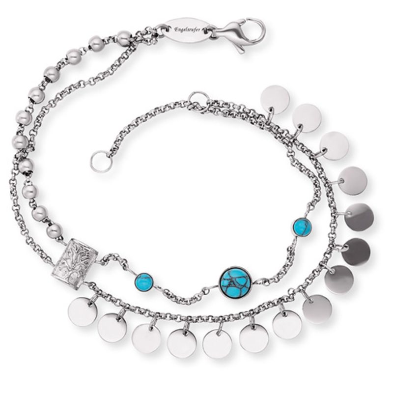 Engelsrufer ERBS-TREE-ZI Boho Duo Damen Armband & Fusskette