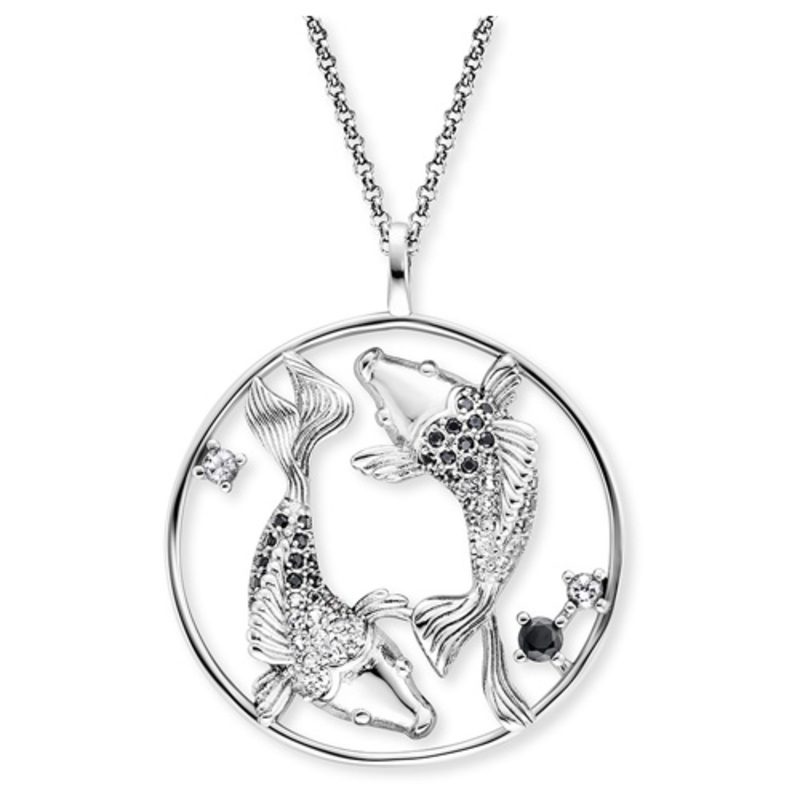 Engelsrufer ERN-FISHSHADE-65-Z Yin Yang Damen Halskette