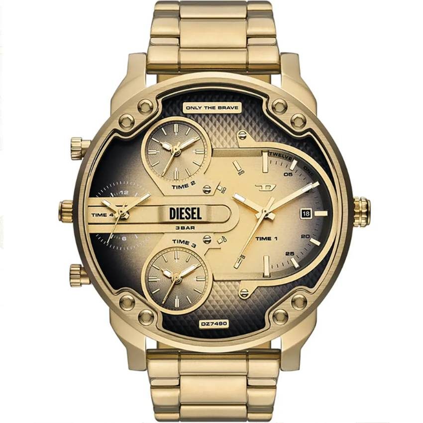 Diesel - Multifunktionsuhr, Mr. Daddy Slim, 54mm, Gold