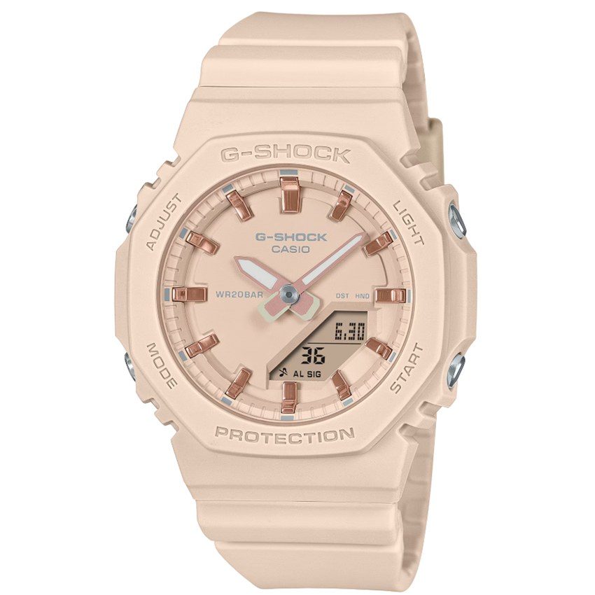 CASIO - Analoguhr, G-SHOCK Small Classic, 46mm, Rosa