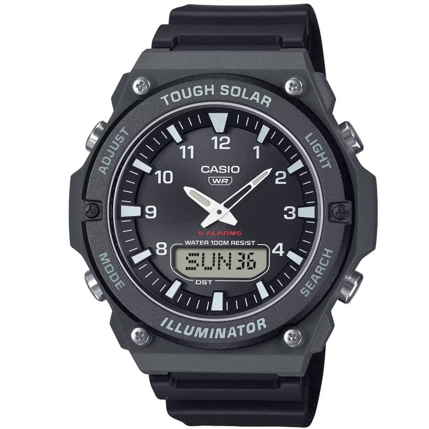 CASIO - Multifunktionsuhr,  Timeless Collection, 52mm, Black