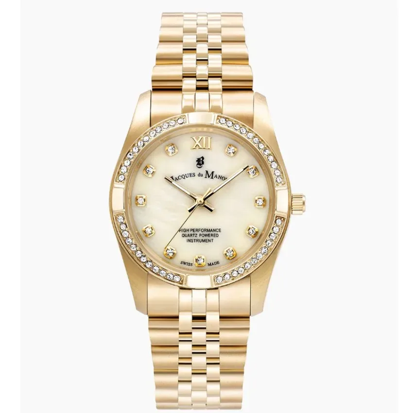 JACQUES DU MANOIR - Analoguhr, Inspiration prestige, 34mm, Gold