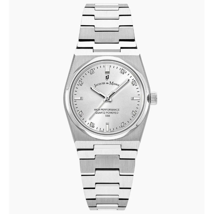 JACQUES DU MANOIR - Analoguhr, Horizon Ladies, 31mm, Silber