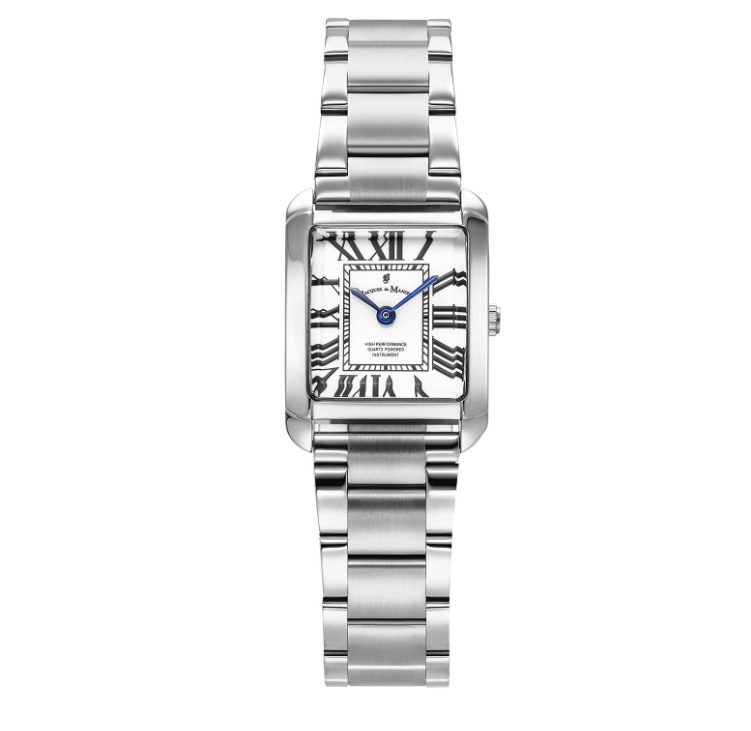 JACQUES DU MANOIR - Analoguhr, Emily, 22mm, Silber
