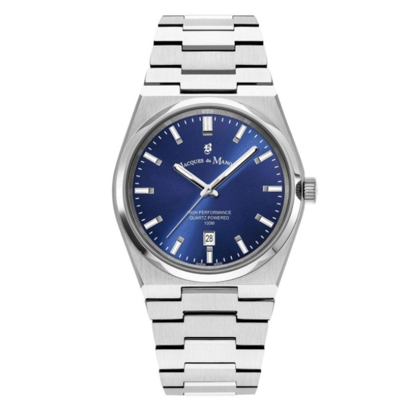 JACQUES DU MANOIR - Analoguhr, Horizon Gents, 41mm, Silber