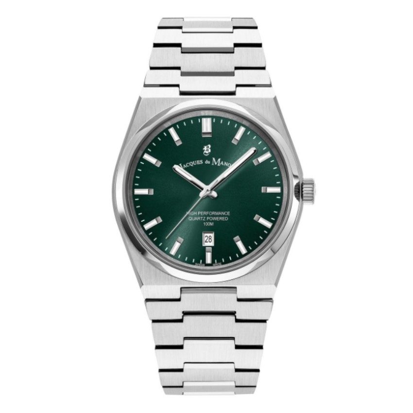 JACQUES DU MANOIR - Analoguhr, Horizon Gents, 41mm, Silber