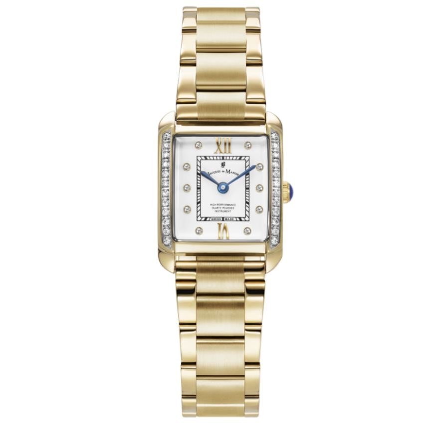 JACQUES DU MANOIR - Analoguhr, Emily II, 22mm, Gold