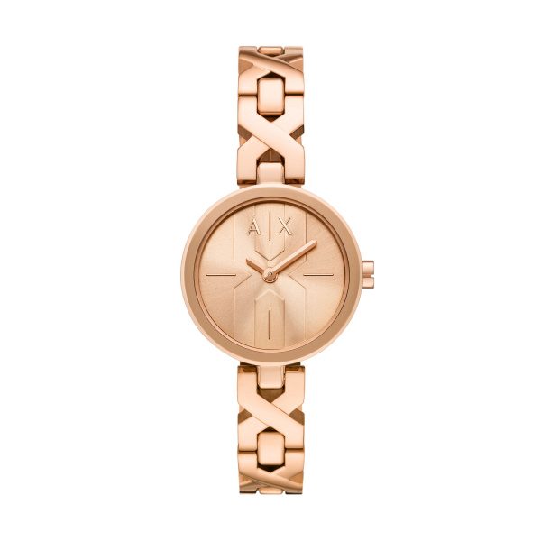 Armani Exchange Damen Uhr AX5832 Eleganz in Roségold