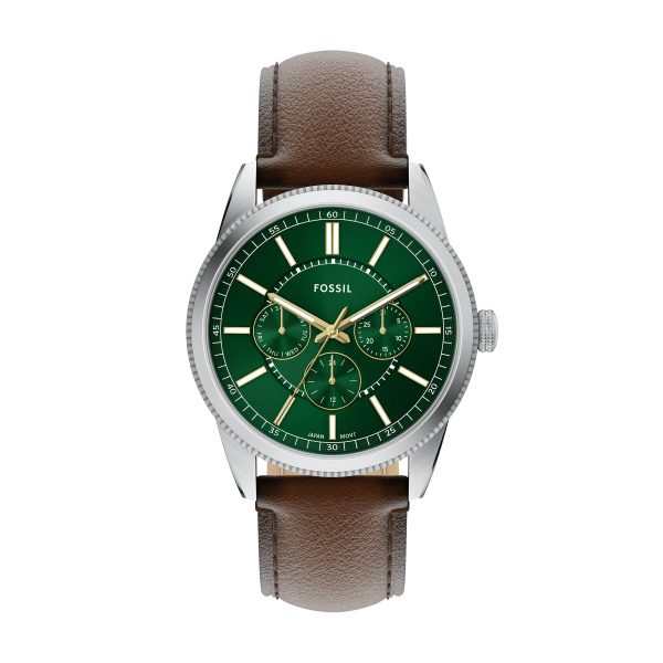 Fossil - Analoguhr, Pearson, 42mm, Braun