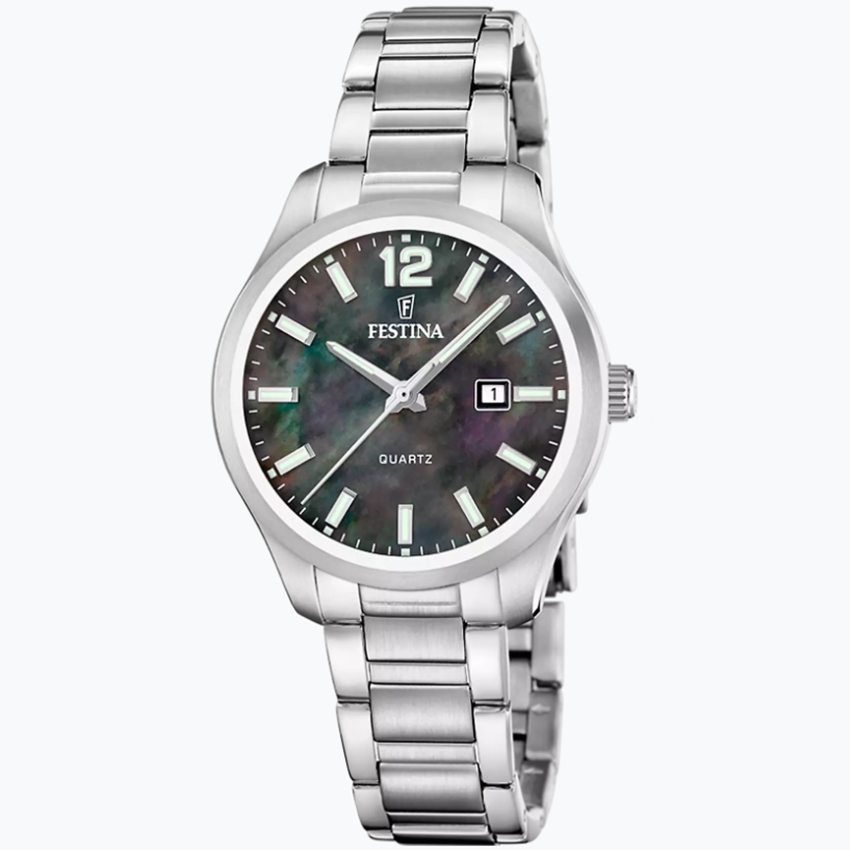 Festina - Analoguhr, Acero Clasico, 34mm, Silber
