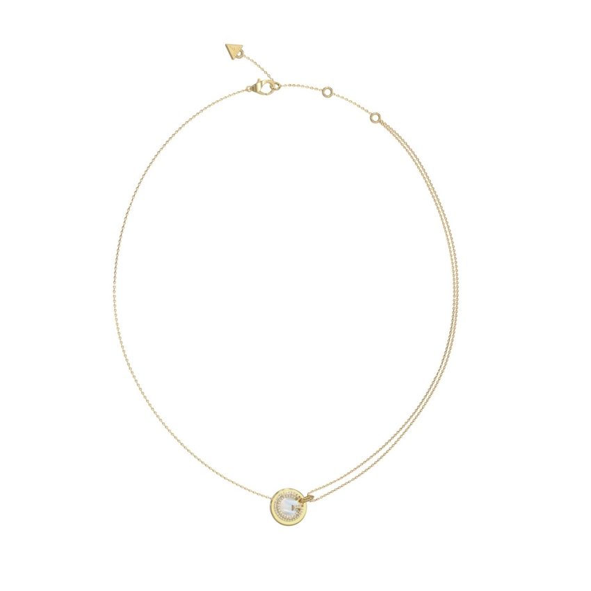 Guess - Halskette, G Crystal, 40.5CM, Gold