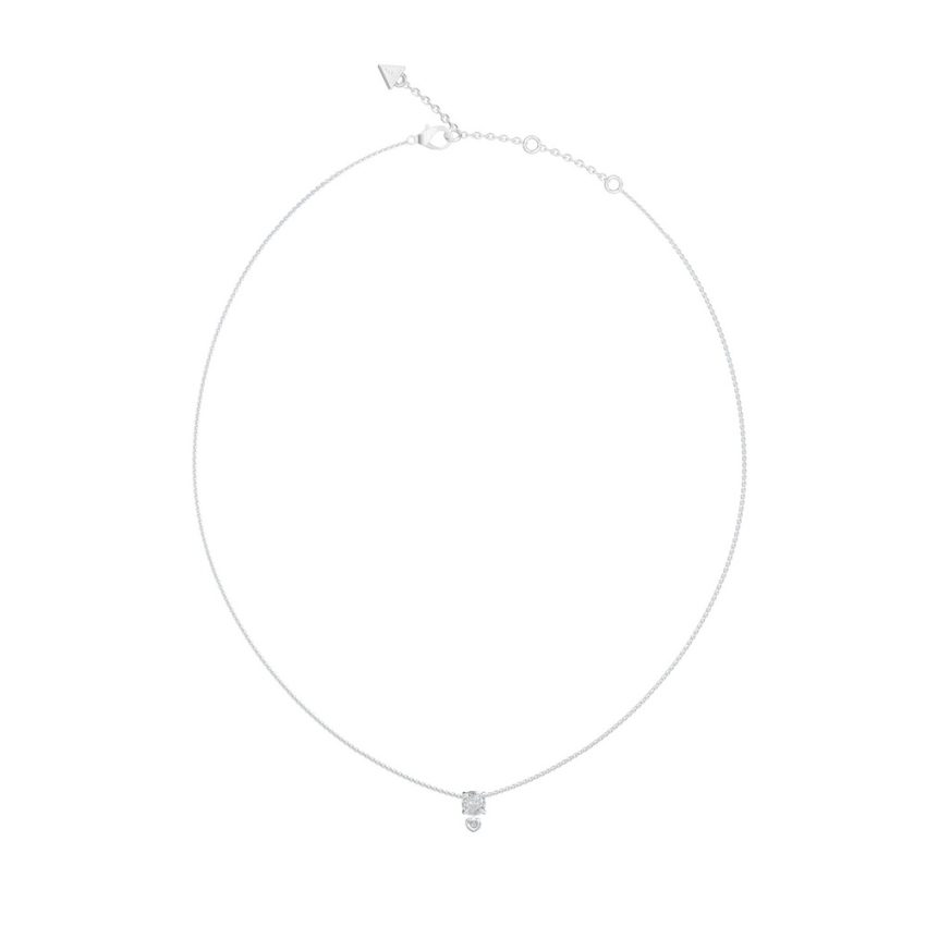 Guess - Halskette, L.o.v.e., 40.5CM, Silber