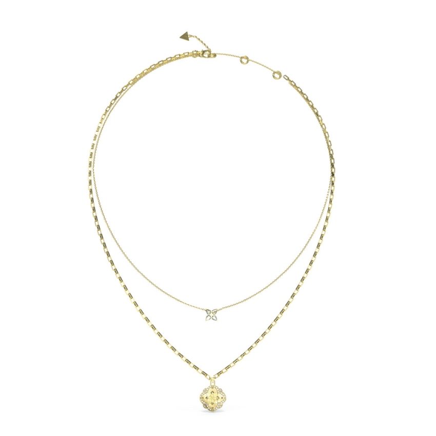 Guess - Halskette, Wild Flower, 40.5CM, Gold