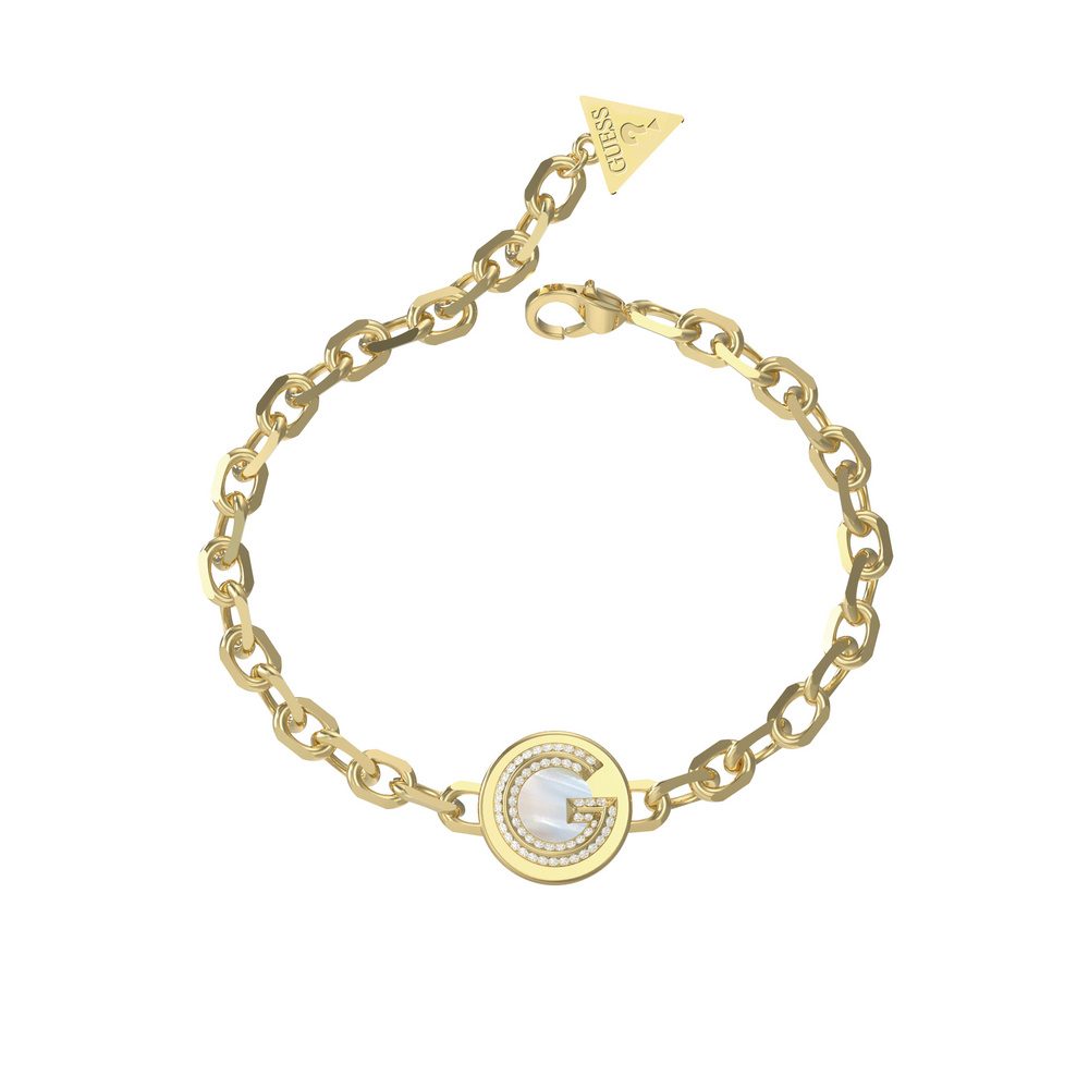 Guess - Armband, G Crystal, 14.5+4CM, Gold