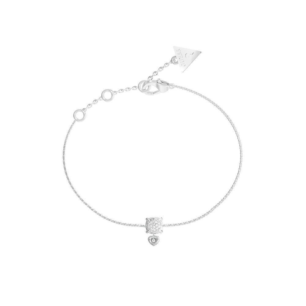 Guess - Armband, L.o.v.e., 14.5+4CM, Silber