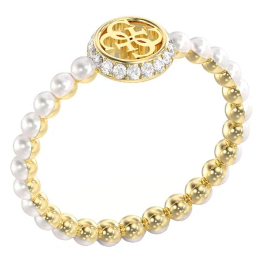 Guess - Ring, Tiny Pearly, 56, Gold