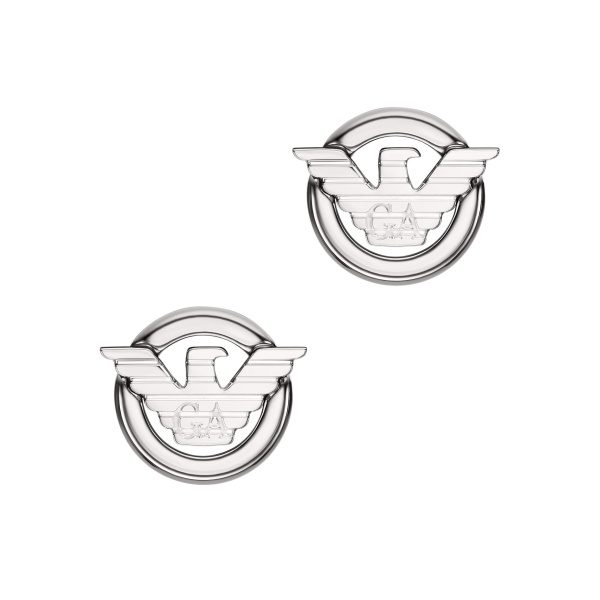 Emporio Armani Herren Ohrringe EGS3238040 Silber – Stilvolles Design mit Logo