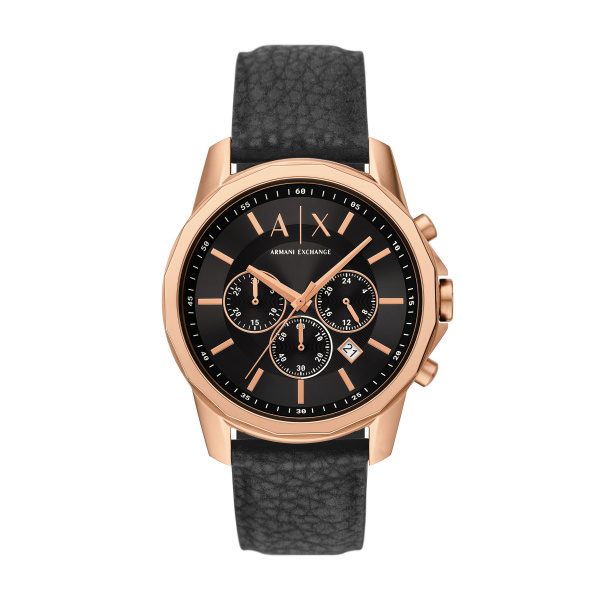 Armani Exchange AX1769 Herrenchronograph – Eleganz in Roségold und Schwarz