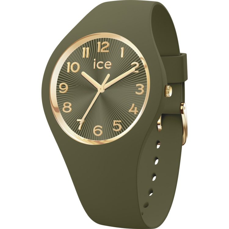 Ice Watch - Analoguhr, ICE champagne, 37mm, Grün