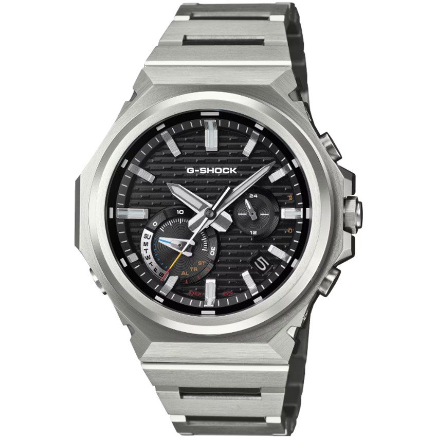 CASIO - Multifunktionsuhr, G-shock G-steel, 46mm, Silber