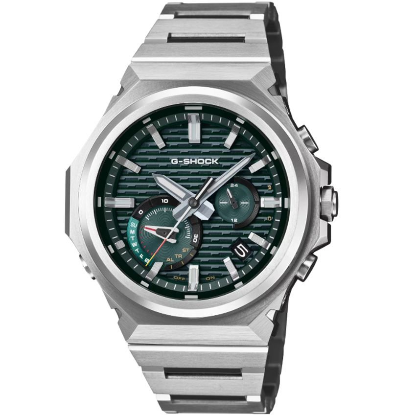 CASIO - Multifunktionsuhr, G-shock G-steel, 46mm, Silber