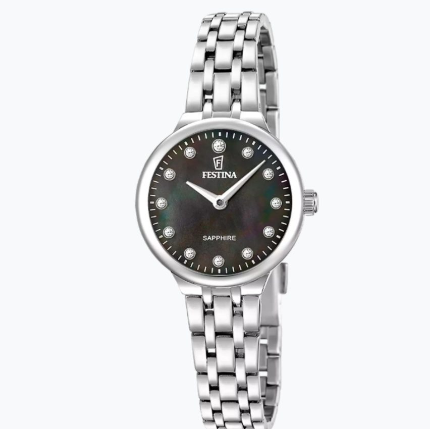 Festina - Analoguhr, Mademoiselle, 26mm, Silber