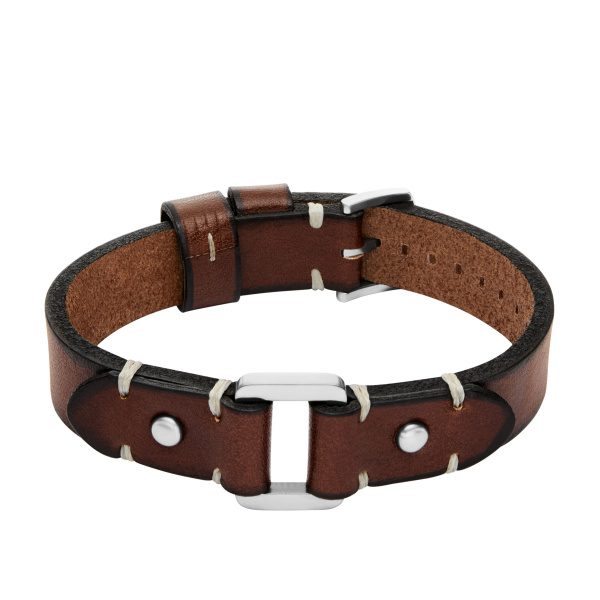 Fossil - Armband, Machine, 25cm, Silberfarben
