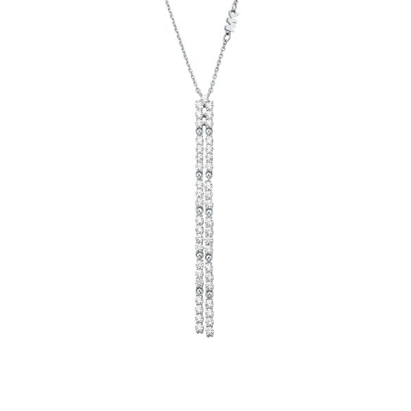 Michael Kors - Halskette, Kors Brilliance, 43cm, Silber