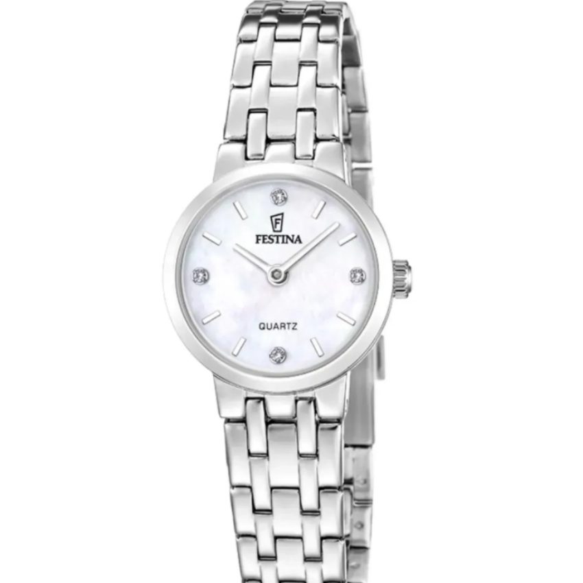 Festina - Analoguhr, Mademoiselle, 23mm, Silber