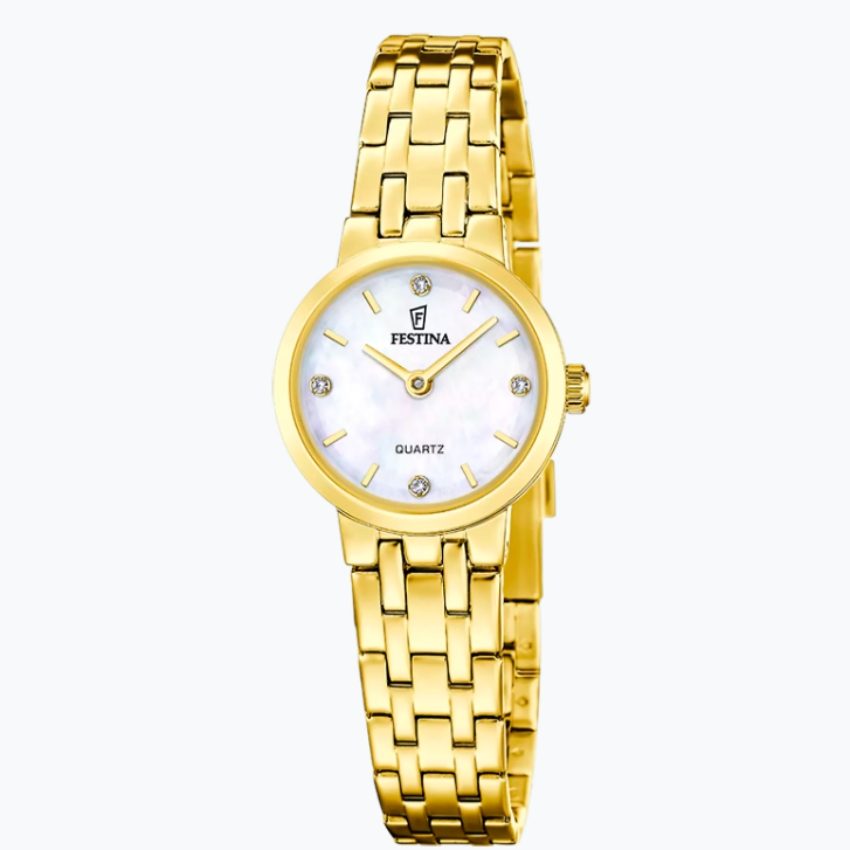 Festina - Analoguhr, Mademoiselle, 23mm, Gold