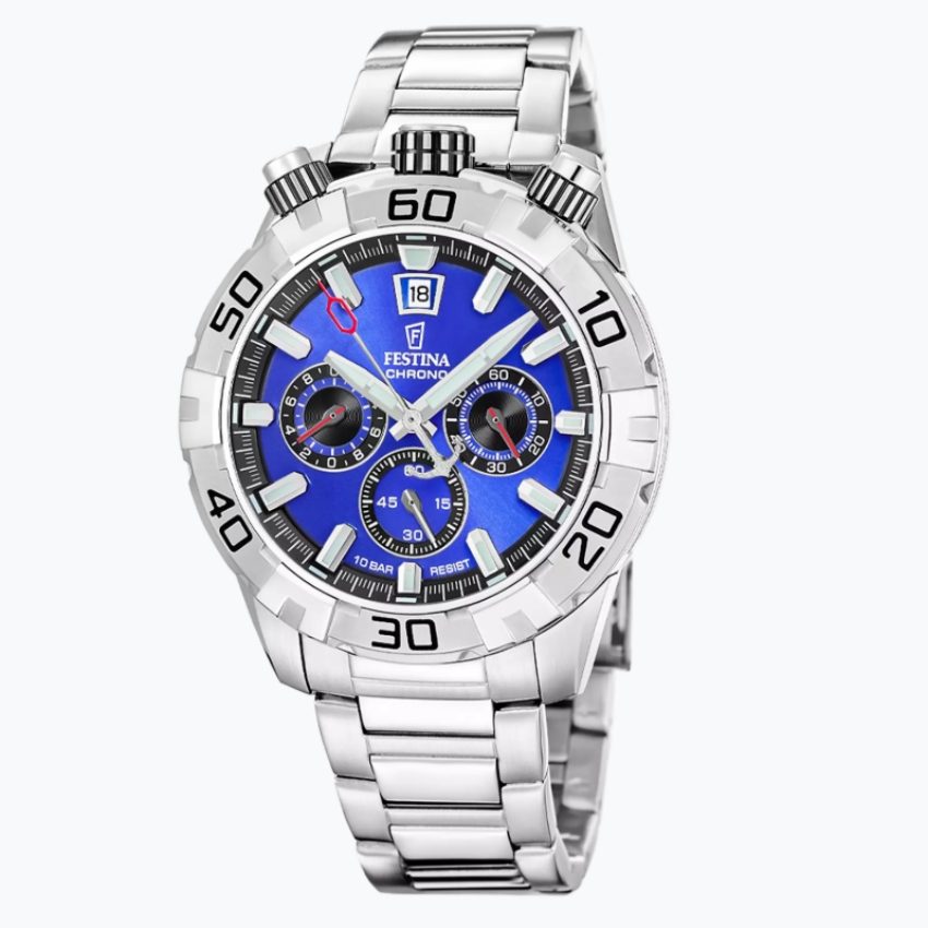 Festina - Multifunktionsuhr, The Originals/diver, 45mm, Silber