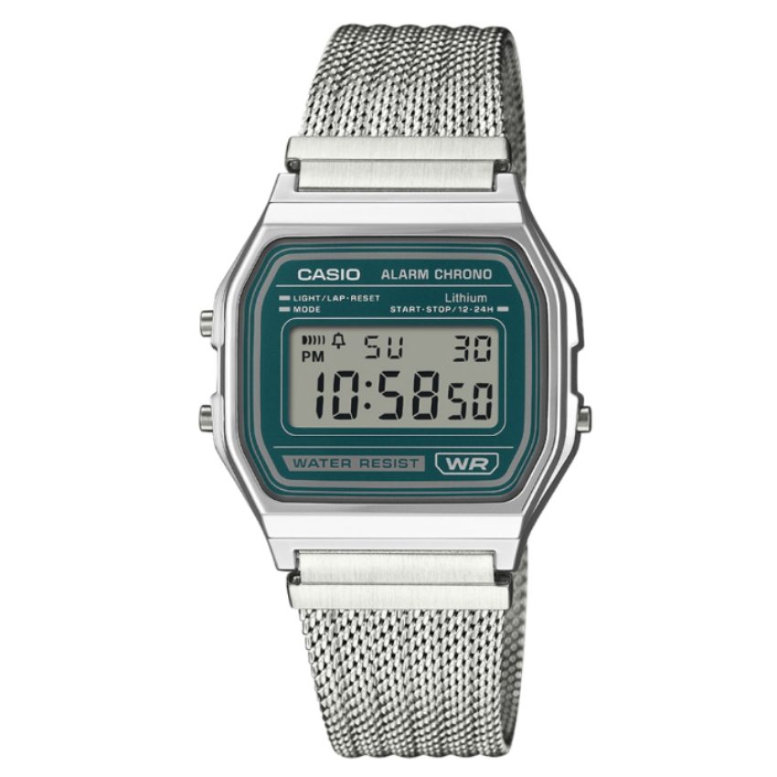 CASIO - Digitaluhr, Vintage Collection, 36.5MM, Silber